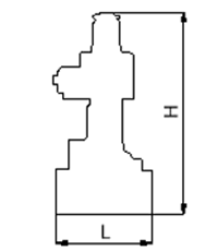 DP-100寸法画像